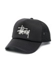 스투시(STUSSY) 빅 베이직 로고 트러커 캡 1311088S BLACK | jentestore