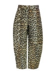 가니(GANNI) 3D 레오파드 커브 밴딩 팬츠 F7438 365 | jentestore