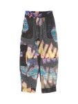 가니(GANNI) 그래픽 로고 프린팅 커브 팬츠 F7837 000 252 | jentestore