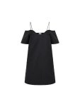 가니(GANNI) 타페타 오프숄더 원피스 F7737 099 | jentestore