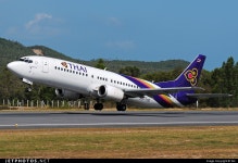 HS-TDD | Boeing 737-4D7 | Thai Airways International | Tek | JetPhotos