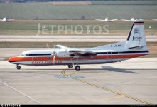 G-JEAB | Fokker F27-500 Friendship | Jersey European Airways | Stephane Mutzenberg / Geneva spotters association | JetPhotos
