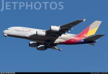 HL7634 | Airbus A380-841 | Asiana Airlines | walker2000 | JetPhotos