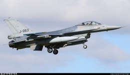 J-063 | General Dynamics F-16AM Fighting Falcon | Netherlands - Royal Air Force | Holger Eultgen | JetPhotos