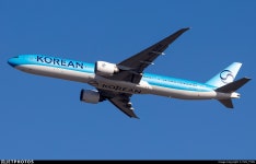 HL8208 | Boeing 777-3B5ER | Korean Air | PVG_YYDS | JetPhotos