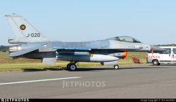 J-020 | General Dynamics F-16AM Fighting Falcon | Netherlands - Royal Air Force | Tim Hendriks | JetPhotos
