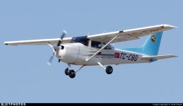 TC-CBO | Cessna 172 | Turkey - Turkish Aeronautical Association | Onat Eronat | JetPhotos