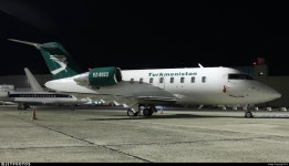 EZ-B022 | Bombardier CL-600-2B16 Challenger 605 | Turkmenistan Airlines | if | JetPhotos