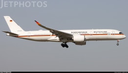 10-01 | Airbus A350-941CJ | Germany - Air Force | ZBAA 4L-EFC | JetPhotos