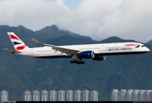 G-XWBM | Airbus A350-1041 | British Airways | ZGGG RWY01 | JetPhotos