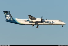 N438QX | Bombardier Dash 8-Q402 | Alaska Airlines (Horizon Air) | Yixin Chen | JetPhotos