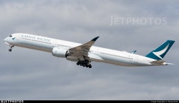 B-LXF | Airbus A350-1041 | Cathay Pacific Airways | Flying Shark | JetPhotos