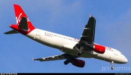 N639VA | Airbus A320-214 | Virgin America | Angel Garcia Hdez | JetPhotos