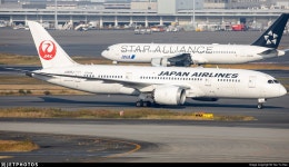 JA825J | Boeing 787-8 Dreamliner | Japan Airlines (JAL) | Yau Yu Hao | JetPhotos