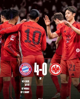 ‘김민재 풀타임 활약’ 바이에른 뮌헨, 프랑크푸르트에 4-0 완승... NEWS) ‘김민재 풀타임 활약’ 바이에른 뮌헨, 프랑크푸르트에 4-0...