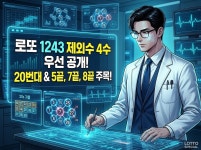 로또 1243회, [닥터 필터] 3끝수 변이 완치와 104점 저혈압 쇼크, 이제... 로또 1243회,  [닥터 필터] 3끝수 변이 완치와 104점 저혈압 쇼크, 이제... 