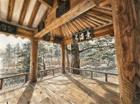 천 년을 흐르는 죽계, 바위의 붉은 침묵에 물들다