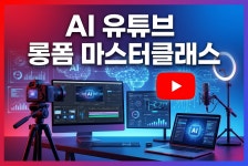 (마감D-1)채널 개설부터 영상 제작, 업로드 A to Z! AI 롱폼 유튜브 실전반