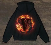 쥬스 월드 999 x 브이론 브이 월드 테이크 오버 후드 / JUICE WRLD 999 x VLONE VWRLD TAKEOVER HOODIE - 풋셀 커뮤니티