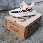 이지 부스트 350 크림화이트 비펠라님 커스텀... - 풋셀 커뮤니티