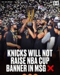 뉴욕 닉스가 MSG에 NBA컵 우승 배너를 걸지 않을 이유 - 매니아 커뮤니티 NBA News 게시판