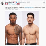 UFC, 유수영 & 유주상, 다음 경기 상대 선수들 - 매니아 커뮤니티 Free-Talk 게시판