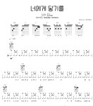 10cm - 너에게 닿기를 (통기타) - 힐링예술터 어쿠스틱 기타 악보 | 마피아