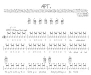 악보 > 로제 - 아파트 (APT.) (우쿨렐레-선율타브) | 힐링예술터