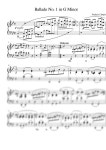 악보 > Chopin - Ballades Op. 23 / Op. 38 / Op. 47 / Op. 52 발라드 전곡 by JUNPIN