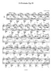 악보 > F. Chopin (쇼팽) - 24 Preludes Op.28 (프렐류드 전곡) by JUNPIN