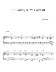 악보 > 찬송가 122장 - 참 반가운 신도여 (O Come, All Ye Faithful) (재즈 편곡) by MIWHA
