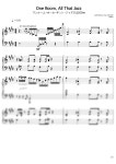 악보 > DATEKEN - One Room, All That Jazz(1급)C#mkey 2마디피아노8P(악보2개) (체르니40번이상과정) by BK뮤직