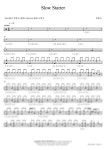 악보 > 윤종신 - Slow Starter by 카피드럼