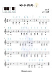 악보 > 바나나차차 (손번호악보 꼬마손) by 너울클래스