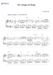 악보 > F. Mendelssohn (멘델스존) - 노래의 날개위에 by 악보마트