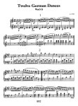 악보 > L.V.Beethoven (베토벤) - 12 German Dances, WoO 8 (12개의 독일 무곡)