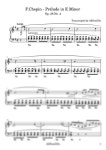 악보 > F. Chopin (쇼팽) - Prelude Op.28 No.4(프렐류드28-4) (원본악보) by AllSoo지수