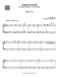 악보 > L.v. Beethoven - 피아노 소나타 8번 2악장 / 안단테 칸타빌레 (바이엘-하 수준) by Hyangmi