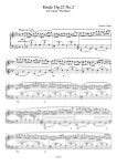 악보 > F. Chopin (쇼팽) - Etude Op.25 No.2 (에튀드 14번 꿀벌) by JUNPIN