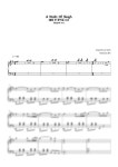 웰컴 투 동막골 OST - A Waltz of Sleigh (원곡 악보) - Cheong Lin 피아노 악보 | 마피아