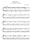 2 For Piano Solo (Jazz Suite in C minor - Shostakovich) - poon 피아노 악보 | 마피아 Dmitri Shostakovich - Waltz No. 2 For Piano... 