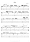 악보 > mehemmed zade xosro - River (독주) by GuitarTabs
