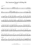 악보 > Green Day - The American Dream Is Killing Me | COPYDRUM