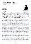 악보 > 태양 (TAEYANG) - 눈, 코, 입 (EYES, NOSE, LIPS) [쉬운 원곡 악보] (계이름 악보) by 루나뮤직 Easy