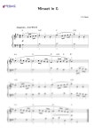 악보 > J. S. Bach - Minuet in G by 악보마트