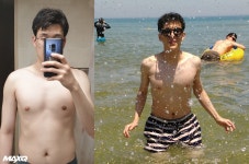 179cm에 53kg 깡마른 체형에서 근육남으로 변신한 비결 < Healthtory < 기사본문 - 맥스큐 179cm에 53kg 깡마른 체형에서 근육남으로... 