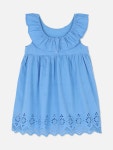 Girls Blue Ruffled Eyelet Dress | Primark Ruffled Eyelet Dress