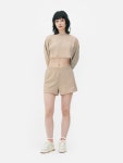 Womens Natural Co-Ord Textured Raw Hem Shorts | Penneys Co-Ord Textured Raw Hem Shorts