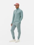 Mens Black Quarter-Zip Long Sleeve Gym Top | Primark Quarter-Zip Long Sleeve Gym Top