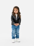 Baby Girls Black Faux Leather Biker Jacket | Primark Faux Leather Biker Jacket